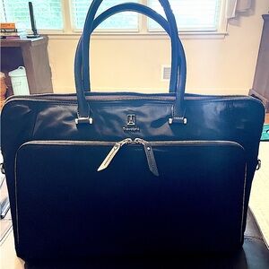 A Travelpro Platinum Elite Women’s Travel Briefcase, fits up to 14in Laptop